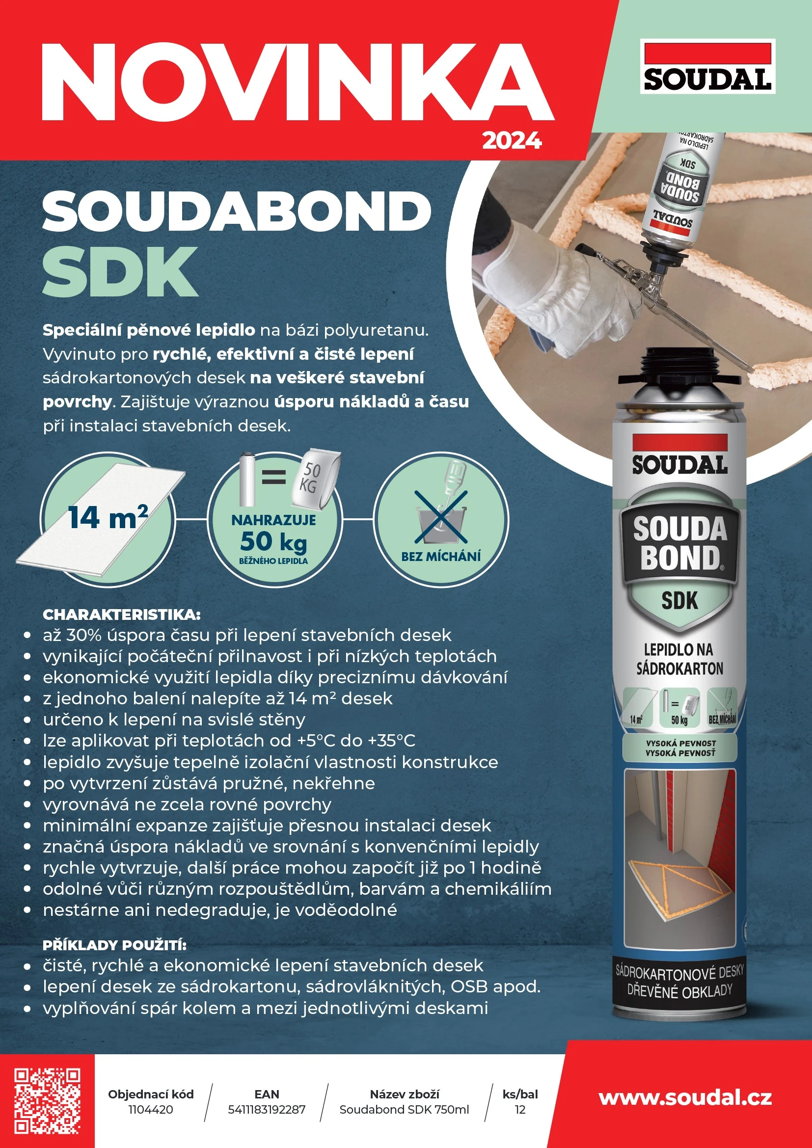 Novinka A4 2024 SOUDABOND SDK