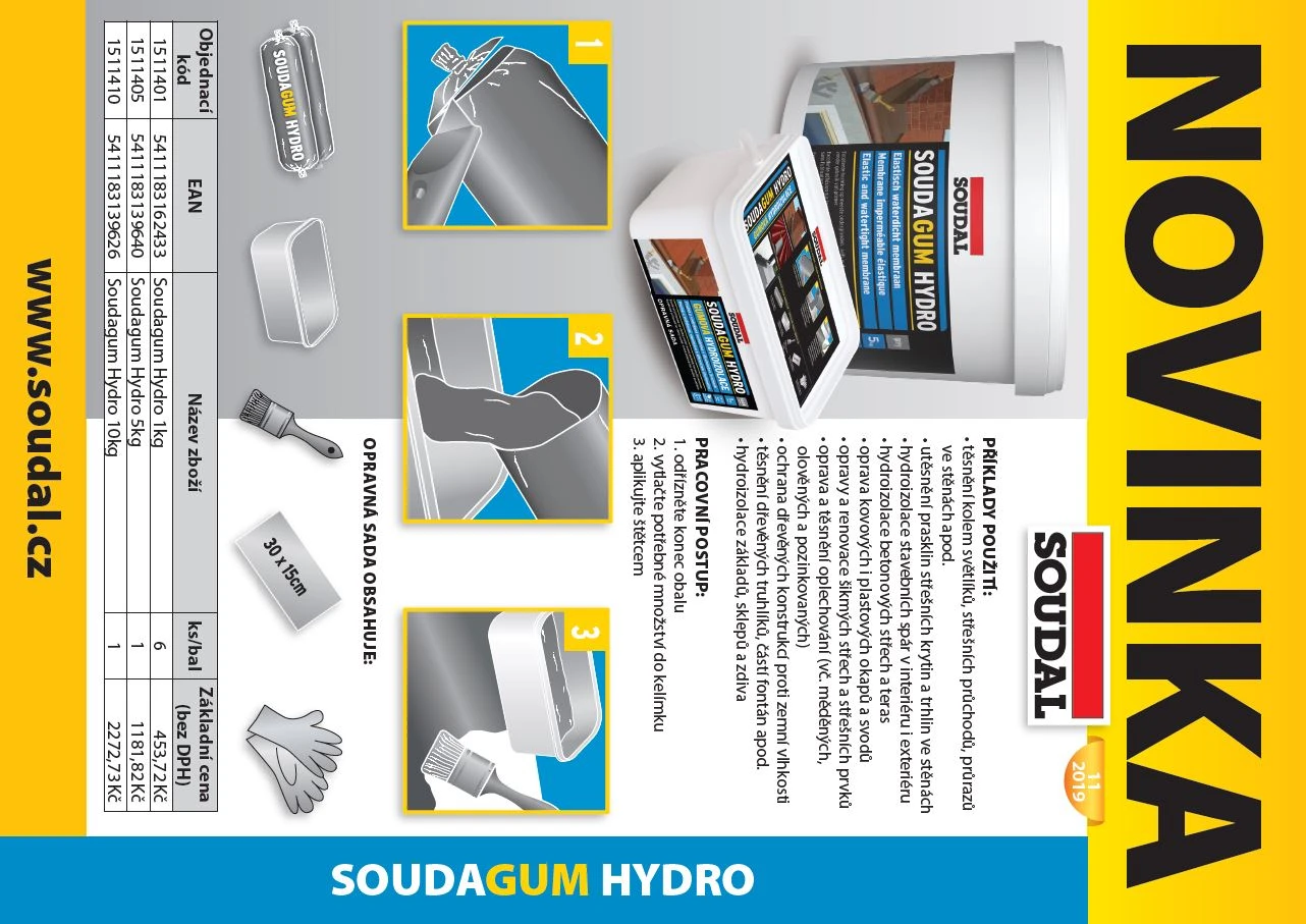 Novinka Soudagum hydro 2