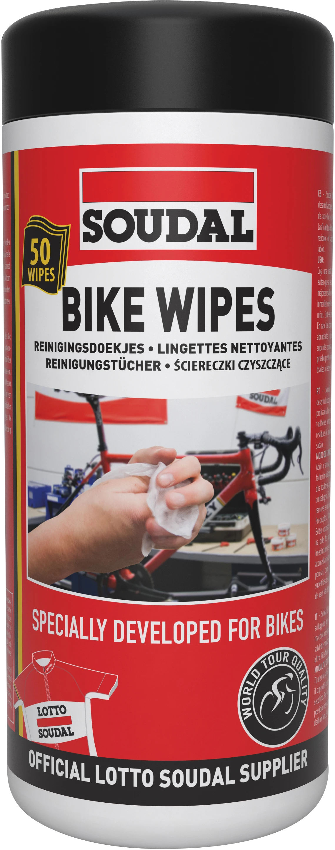 BIKE_WIPES_CISTICI_UBROUSKY_50KS_VIZ_1905 Bike Wipes čisticí ubrousky | SOUDAL