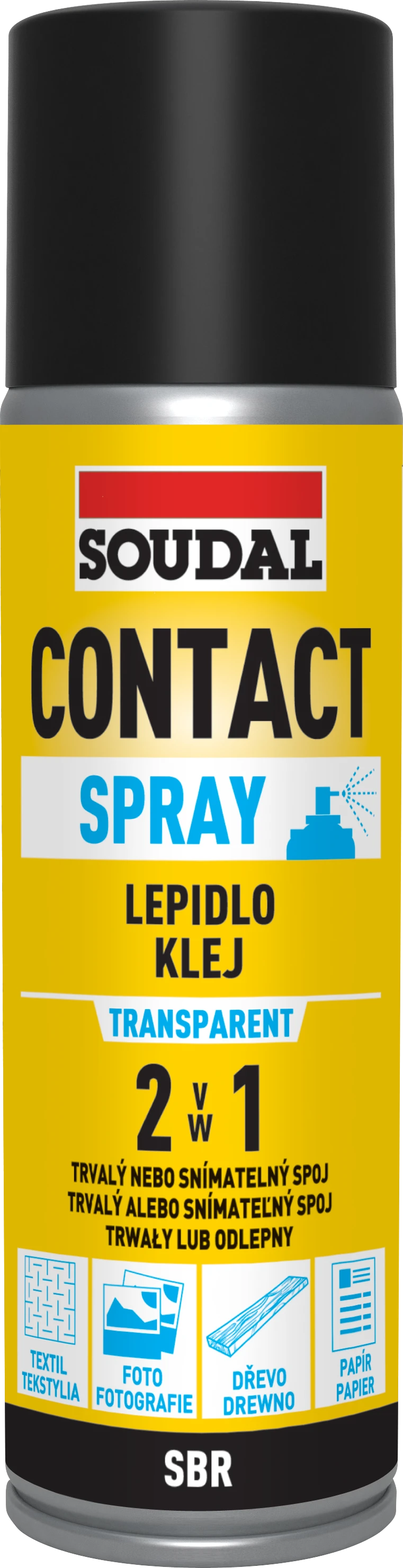 CONTACT_SPRAY_LEPIDLO_2V1_300ML_VIZ_2103 Contact Spray Lepidlo 2v1 | SOUDAL