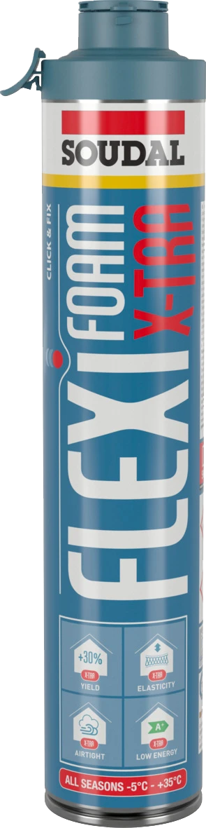 FLEXIFOAM_X_TRA_CLICK_FIX_750ML_VIZ_2302 Flexifoam X-TRA Click&Fix | SOUDAL