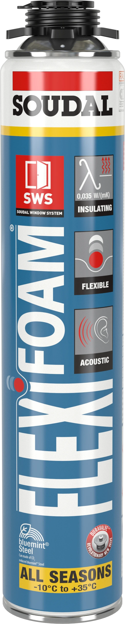 FLEXI_FOAM_GUN_750ML_VIZ_2408 FLEXIFOAM - unik&aacute;tn&iacute; pěna