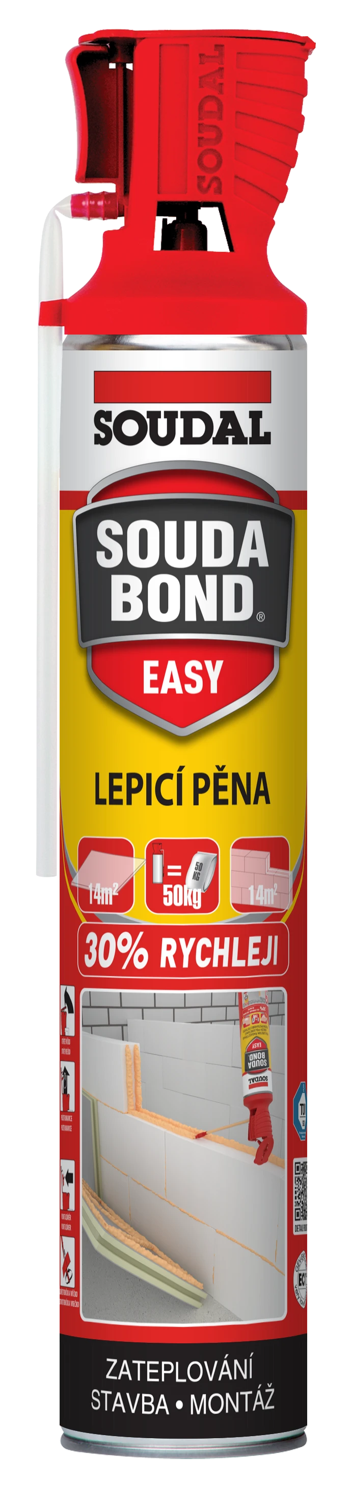 SOUDABOND_EASY_GG_750ML_VIZ_2601_&szlig; Vyplňov&aacute;n&iacute; sp&aacute;r PU pěnou - Genius Gun Syst&eacute;m