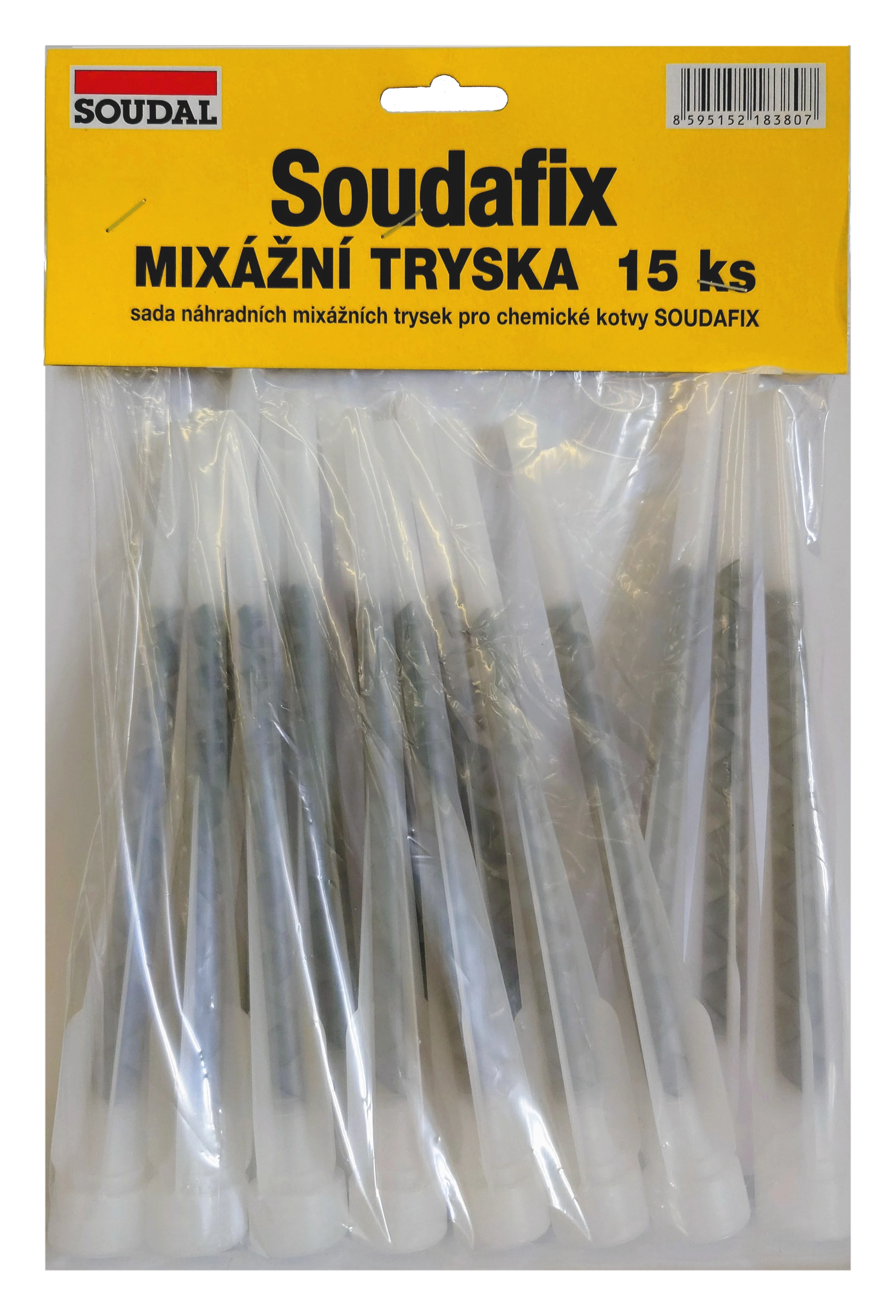 SOUDAFIX_MIXAZNI_TRYSKA_15KS_VIZ_26099 Doplňkové produkty k chemickým kotvám Soudafix - sada mixážní tryska | SOUDAL