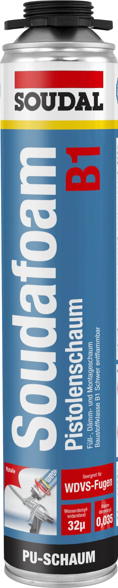 SOUDAFOAM_B1_GUN_750ML_VIZ_1507 Soudafoam Gun B1 | SOUDAL