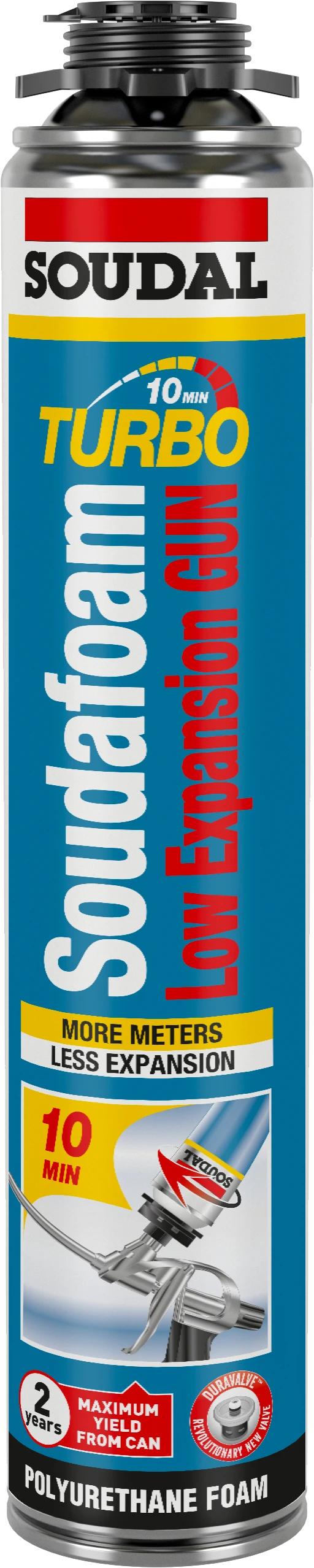 SOUDAFOAM_GUN_LOW_EXPANSION_TURBO_750ML_VIZ_2308 Soudafoam Gun Low Expansion TURBO | SOUDAL