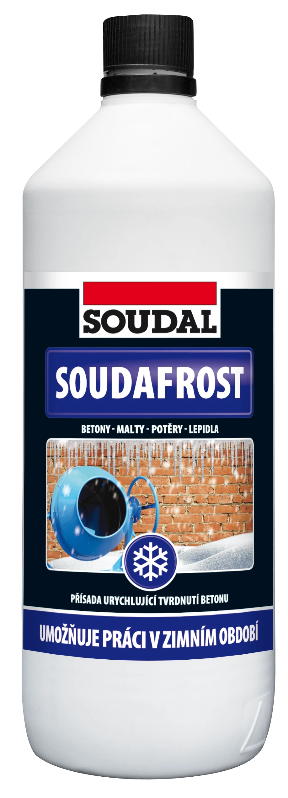 SOUDAFROST_1L_VIZ S&nbsp;chytrou stavebn&iacute; chemi&iacute; ani mr&aacute;z nevad&iacute;