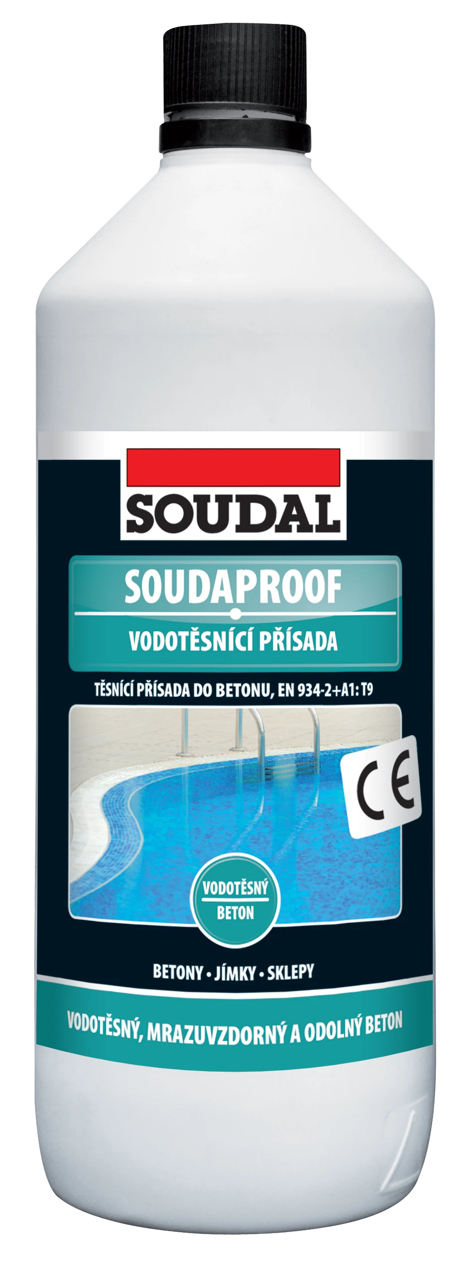 SOUDAPROOF_1L_VIZ_1405 S&nbsp;chytrou stavebn&iacute; chemi&iacute; ani mr&aacute;z nevad&iacute;