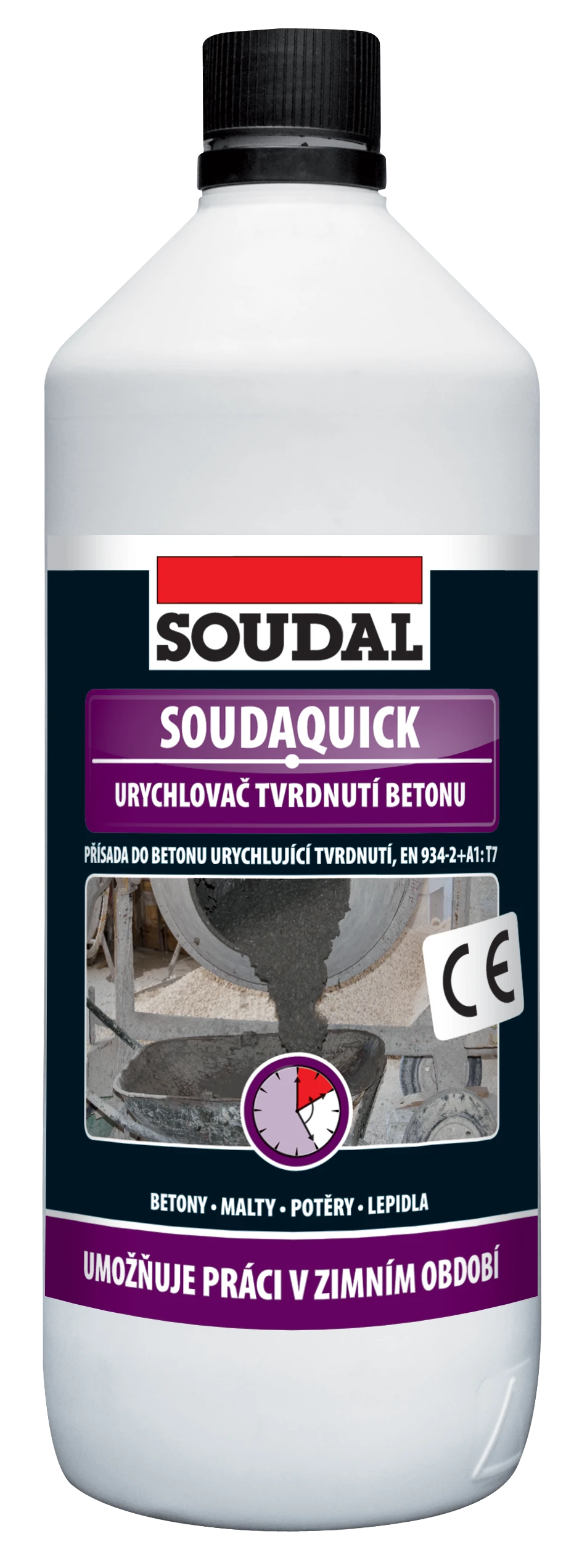 SOUDAQUICK_1L_VIZ_1405 SOUDAQUICK Urychlovač tvrdnutí betonu | SOUDAL