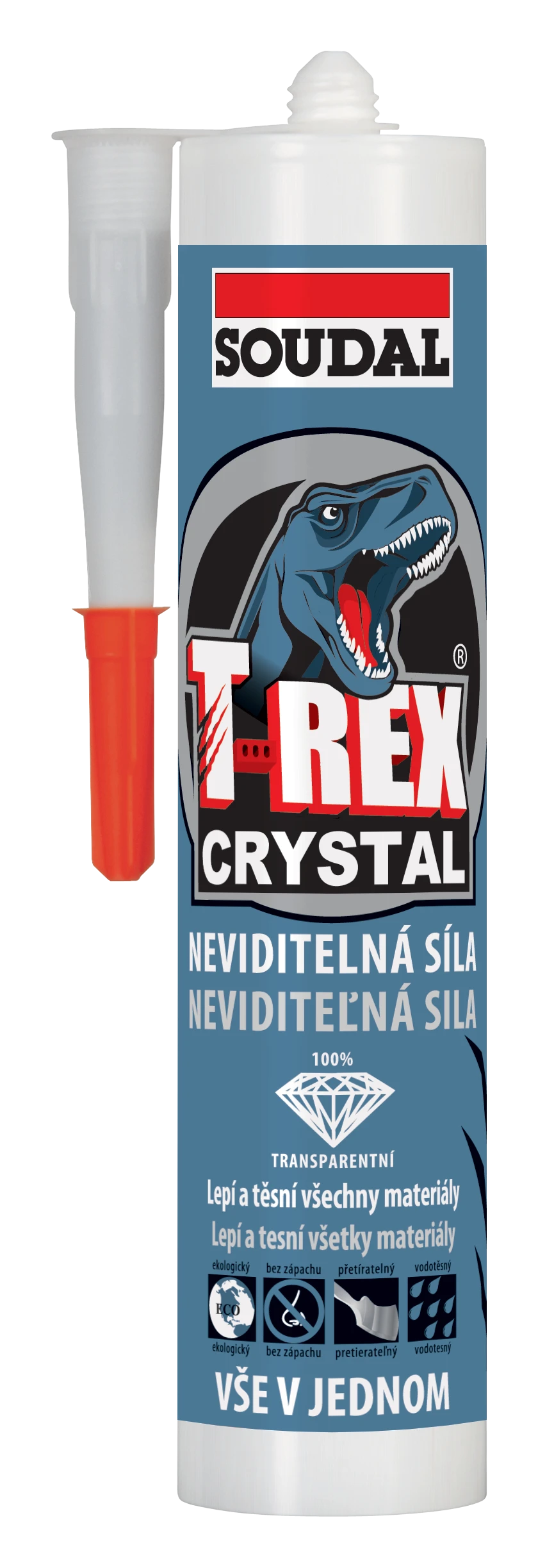 T-REX_CRYSTAL_VIZ_14041 T-REX lepí i těsní