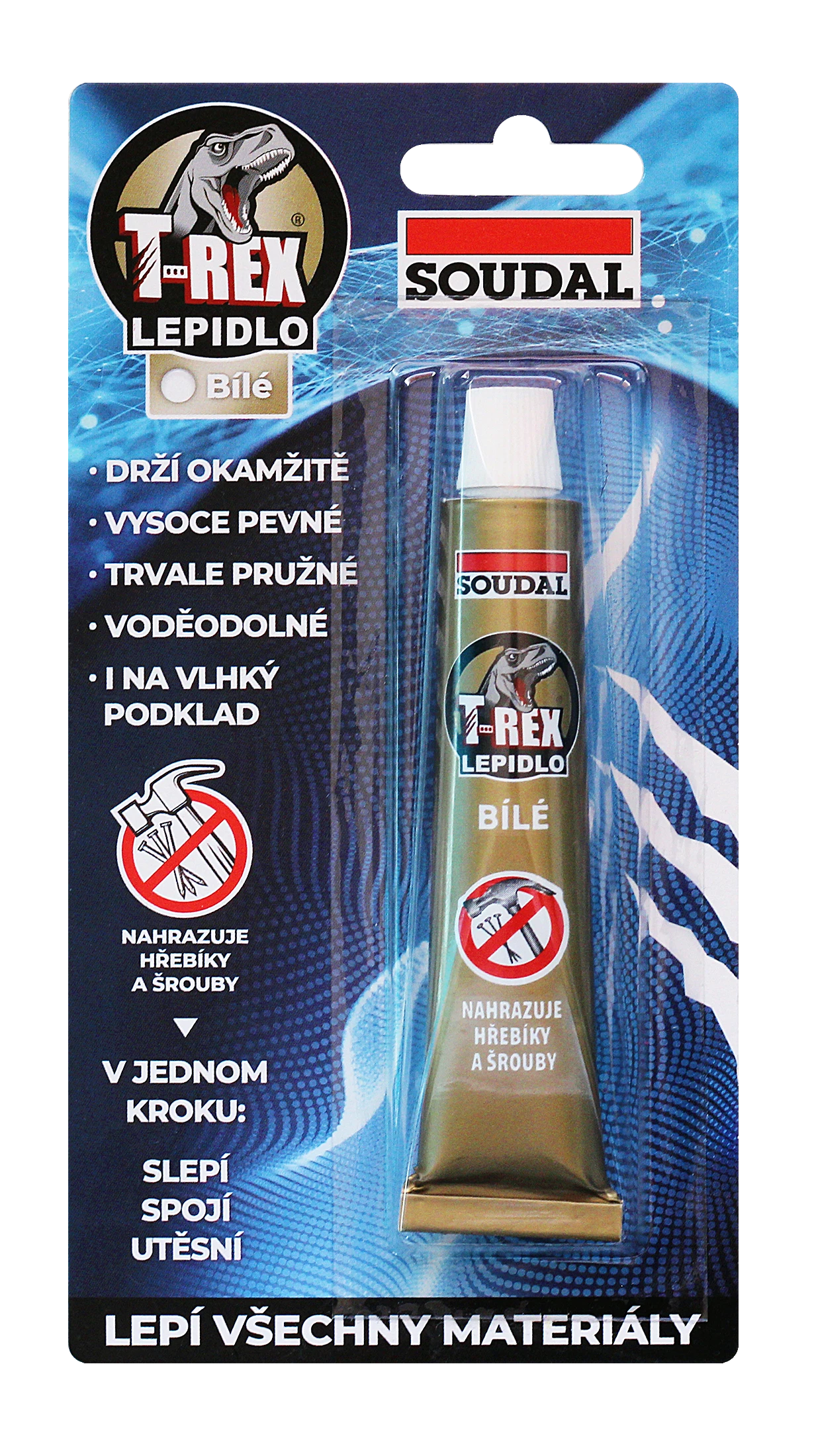 T-REX_LEPIDLO_BILE_25ML_VIZ_2002 T-REX Lepidlo b&iacute;l&eacute;  | SOUDAL