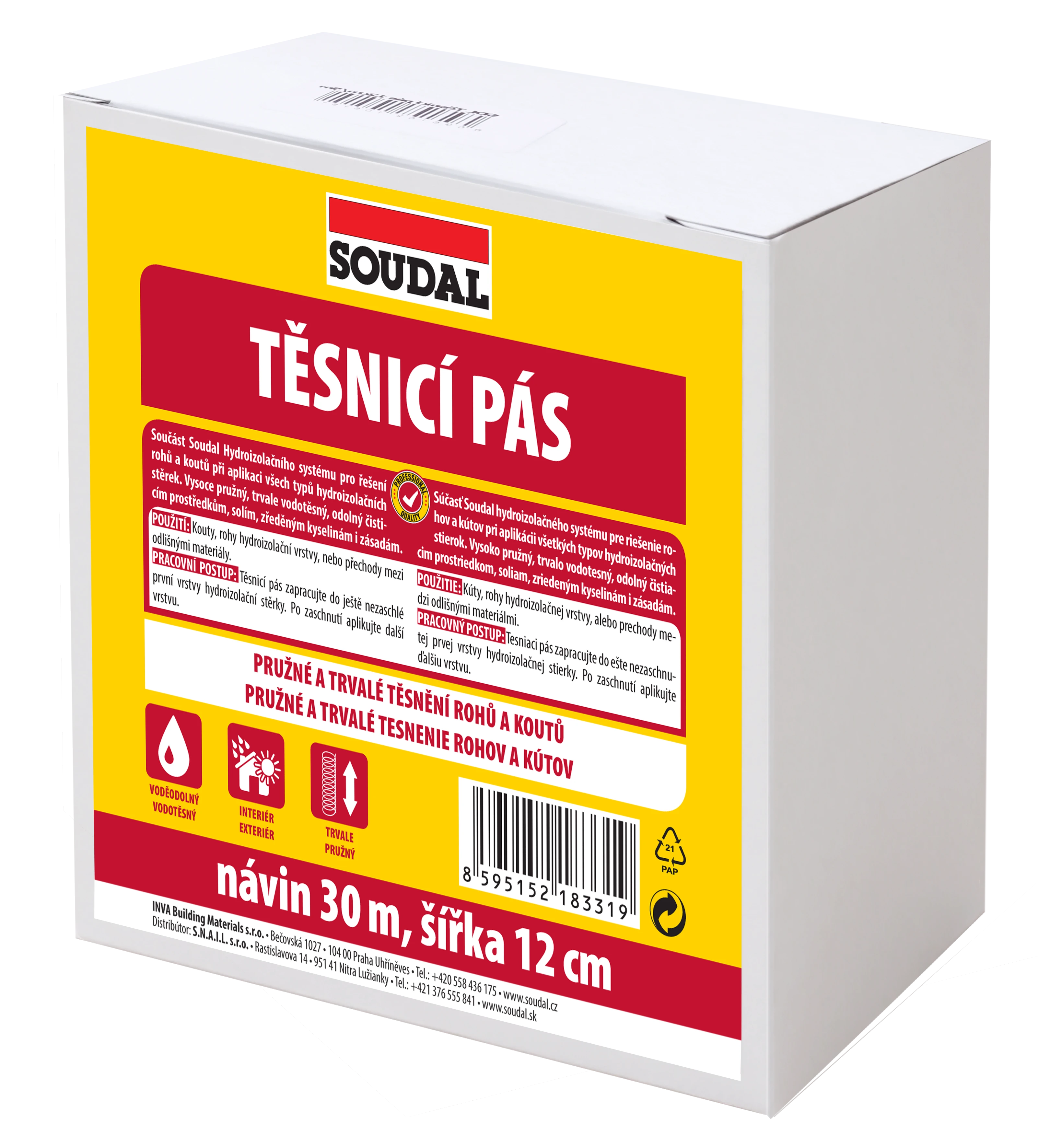 TESNICI_PAS_30M_VIZ_2604 Hydroizolace bazénu, nádrže, jímky | SOUDAL